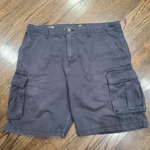 Timberland Men's 100%Cotton Cargo Shorts Black Sz 38